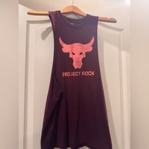 Project Rock Maroon Tank Top